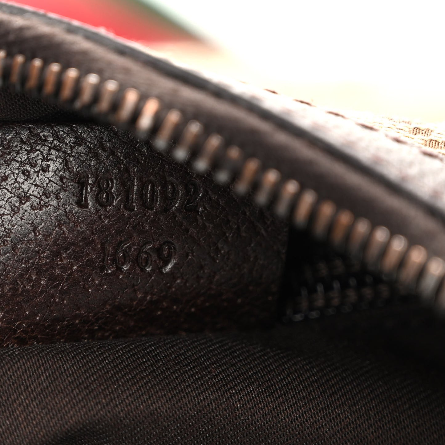 Monogram Web Medium Half Moon Hobo Dark Brown