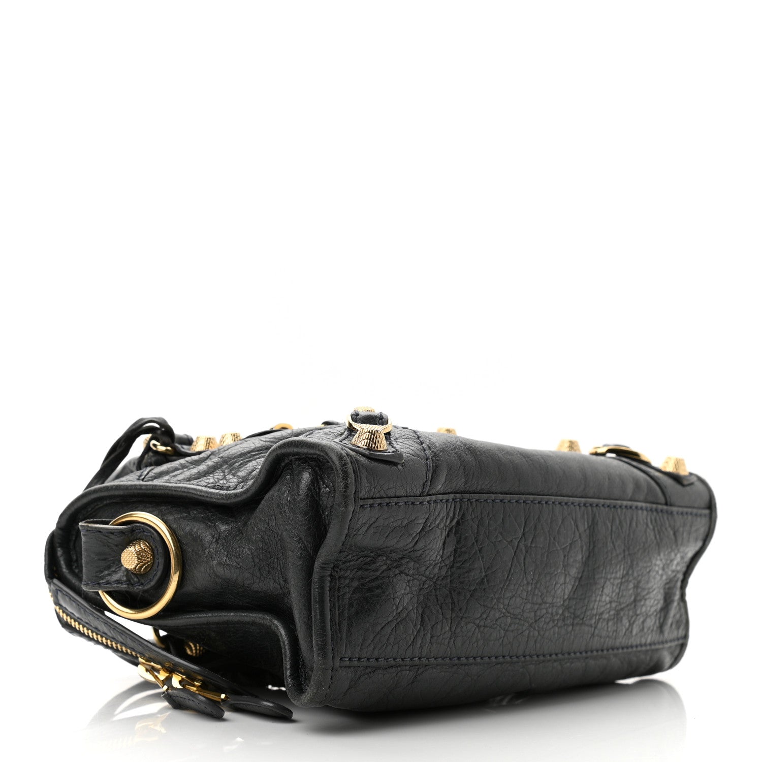 Balenciaga Agneau Giant 12 Gold Hardware Mini City Anthracite 5 of 15