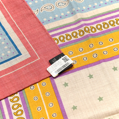 Hermes Cashmere Selle De Dignitaire Bandana Shawl 140 Vieux Rose Naturel 2 of 5