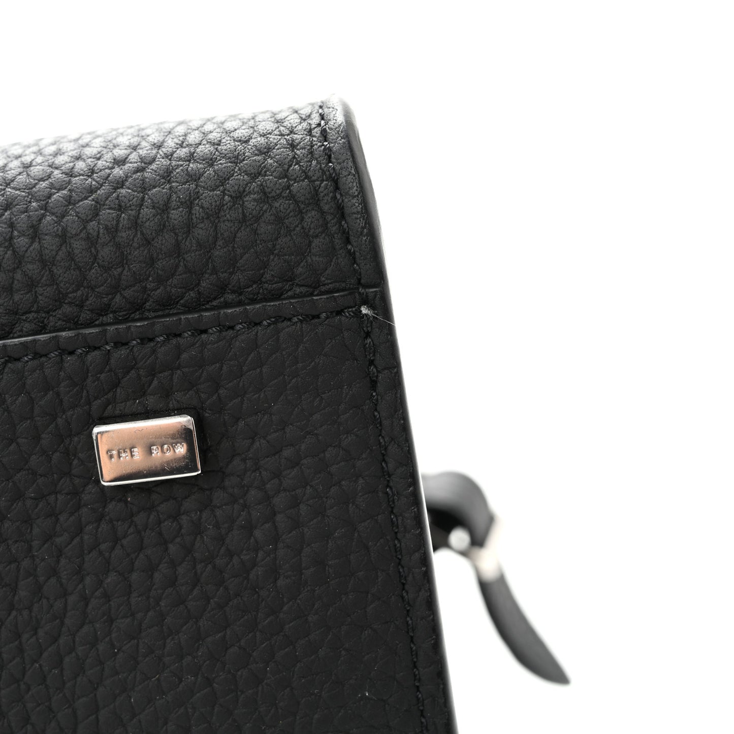 Grained Calfskin Soft Margaux 10 Bag Black