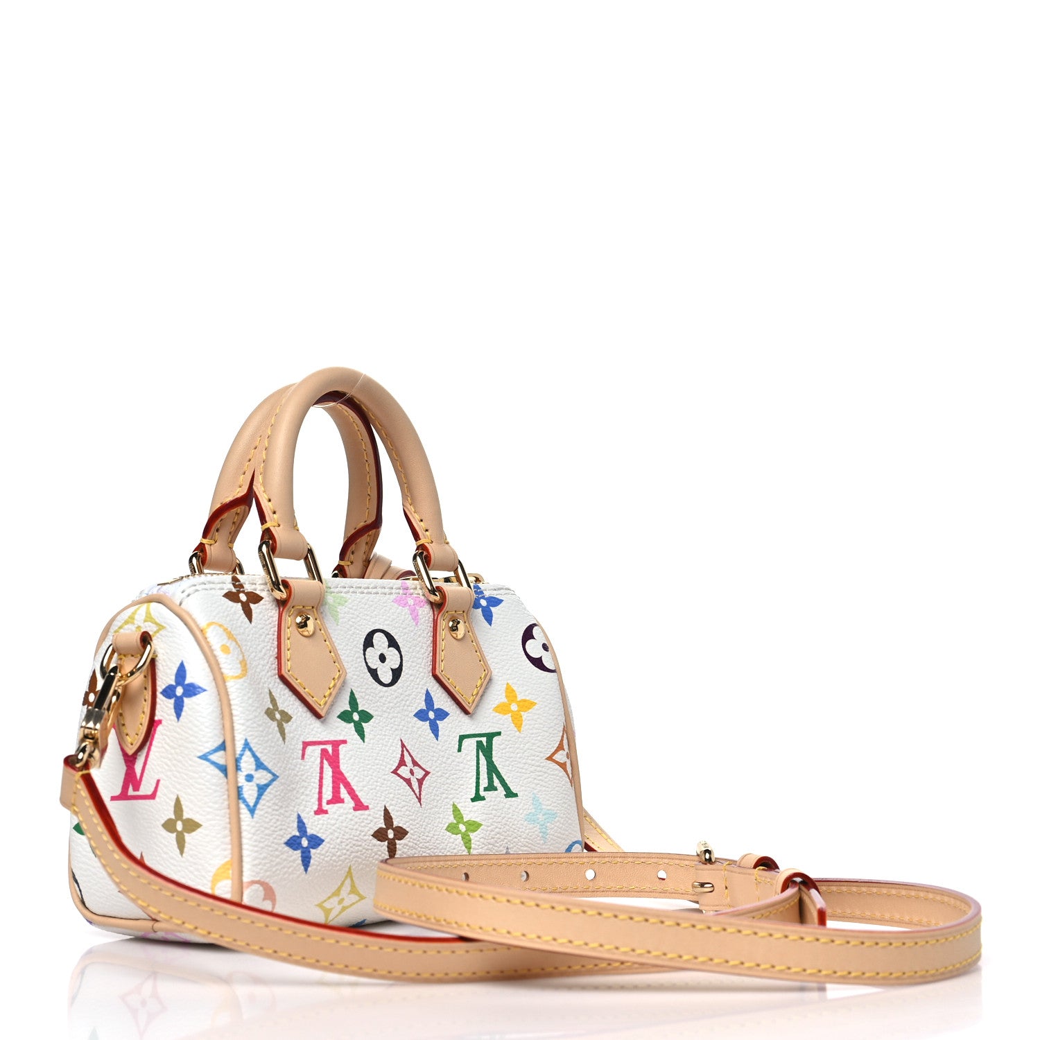 Louis Vuitton LV X TM Monogram Multicolor Nano Speedy White 3 of 10