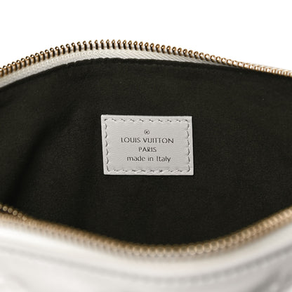 Louis Vuitton Lambskin Embossed Monogram Coussin PM Beige Cream 6 of 11