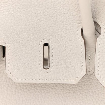 Hermes Togo Birkin 25 Gris Pale 12 of 15