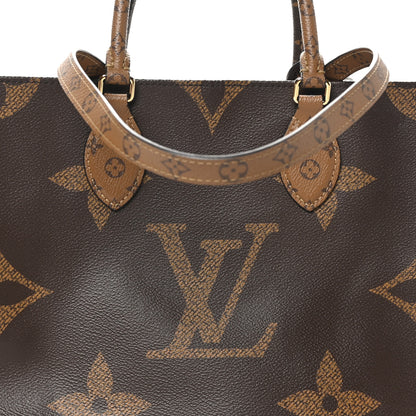 Louis Vuitton Reverse Monogram Giant Onthego MM 7 of 9