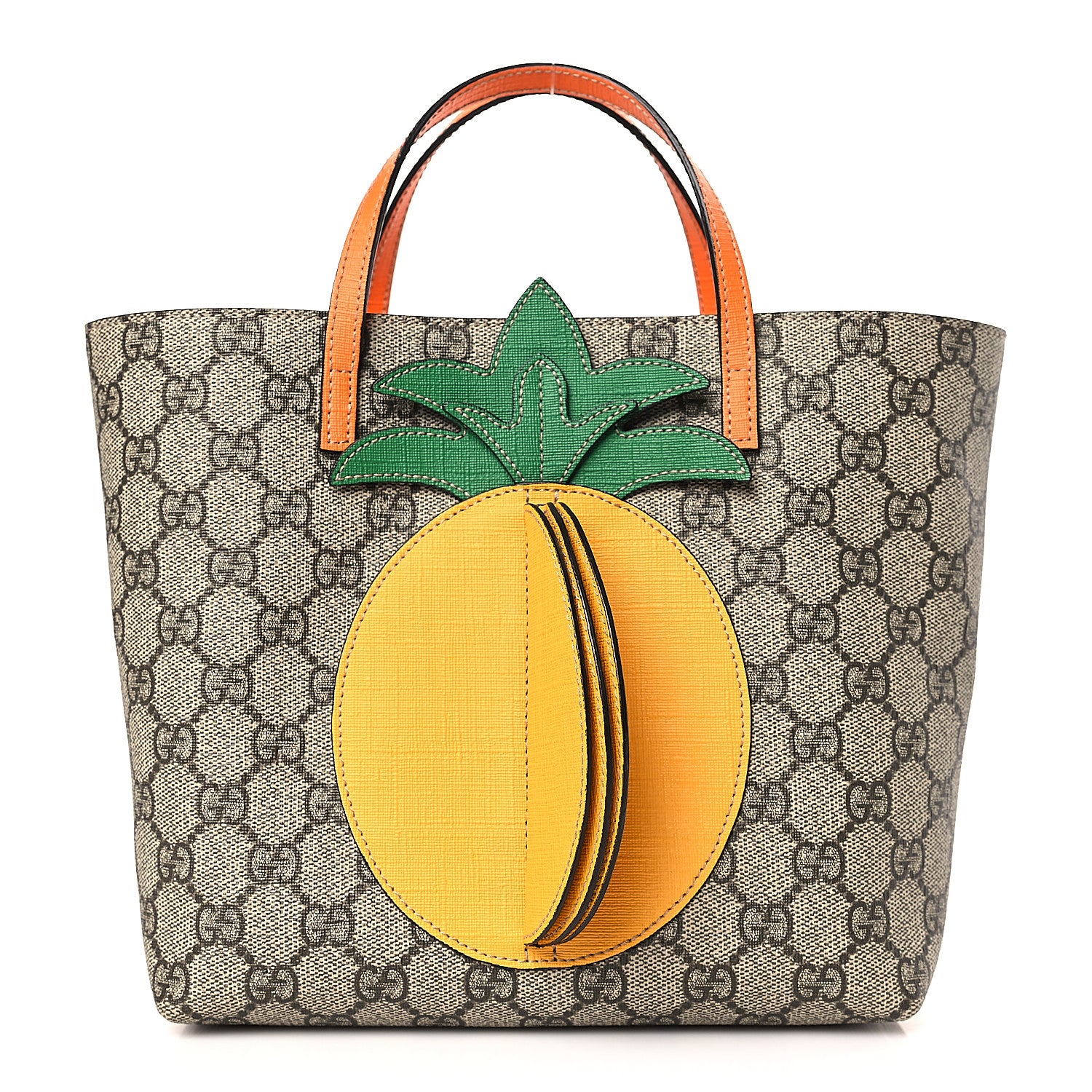 Gucci GG Supreme Monogram Kids Pineapple Tote 1 of 9