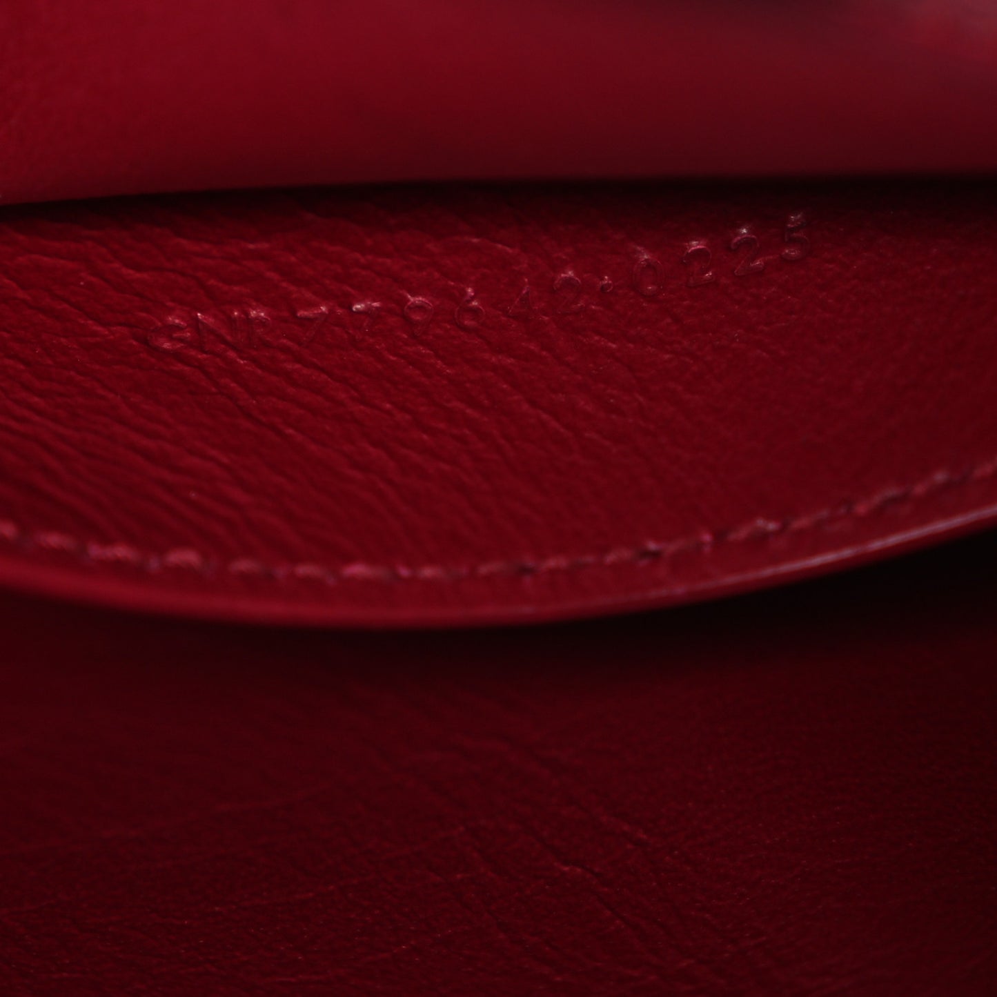 Box Calfskin Mini Voltaire Shoulder Bag Burgundy