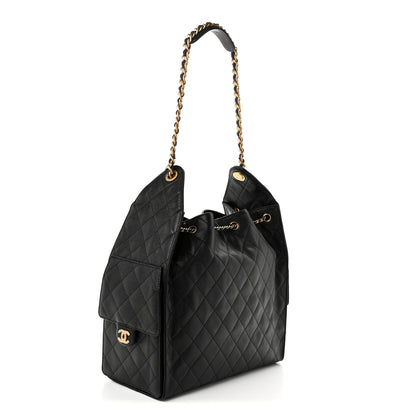Chanel Caviar Quilted Medium Chanel 25 Handbag Black 4 of 11