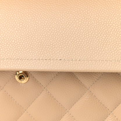 Chanel Caviar Quilted Jumbo Double Flap Beige Clair 7 of 11