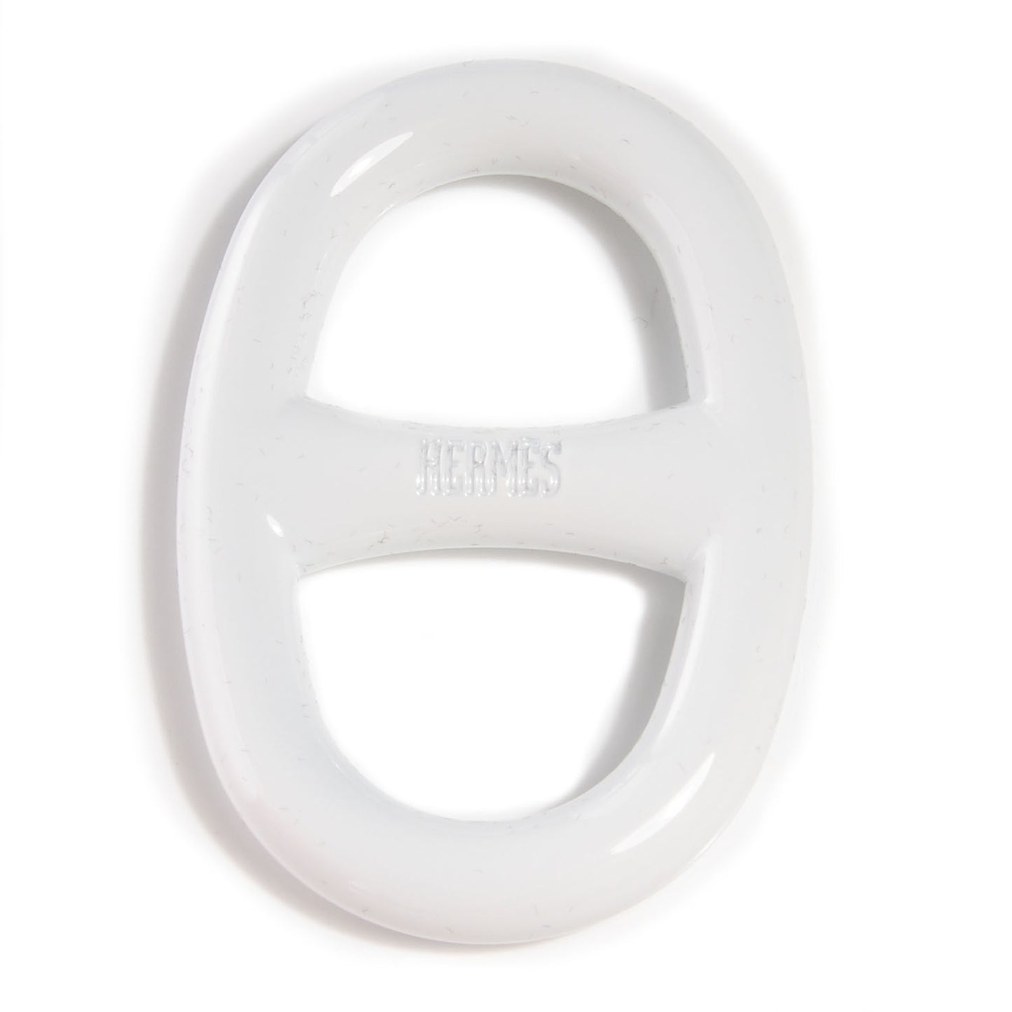 Lacquer Chaine D Ancre Scarf Ring White