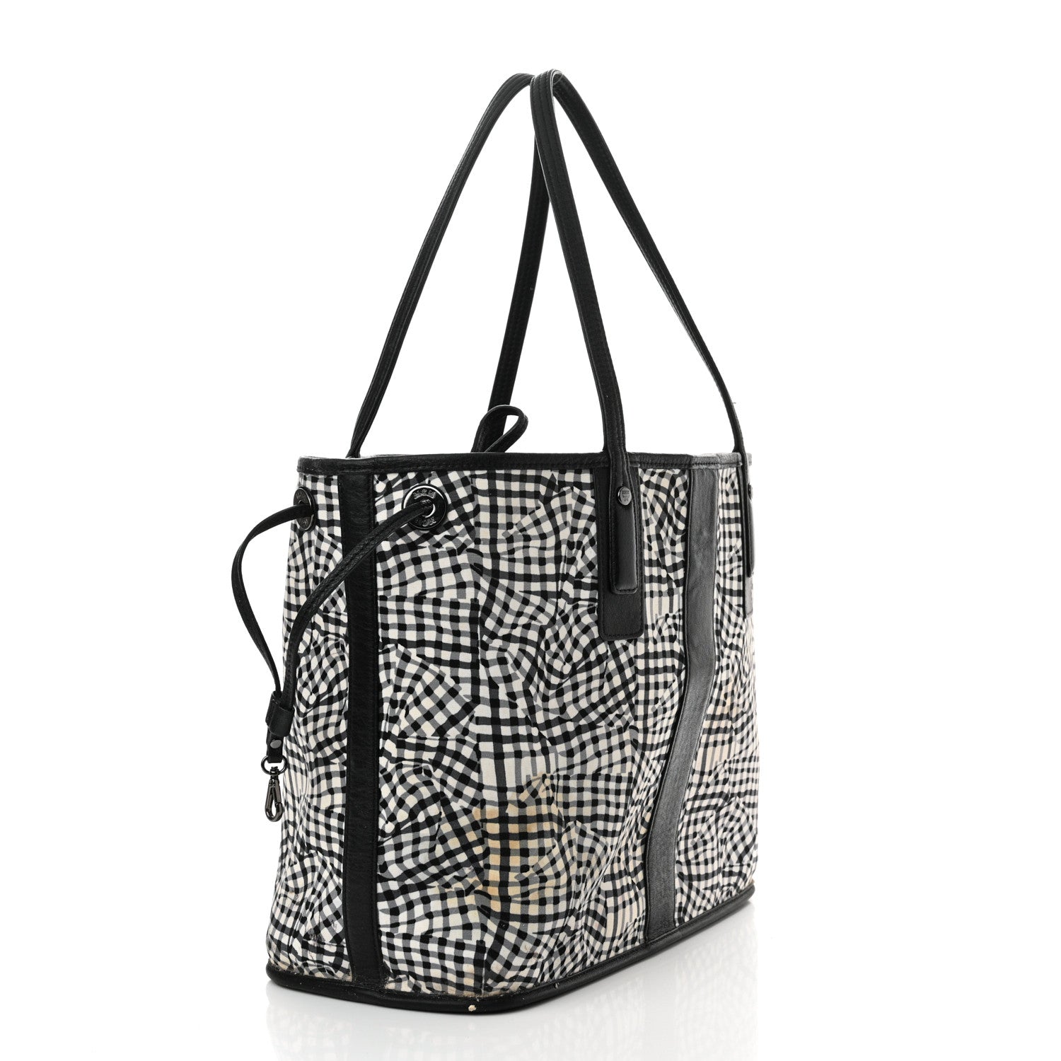 MCM Visetos Medium Liz Reversible Shopper Tote Black 5 of 29