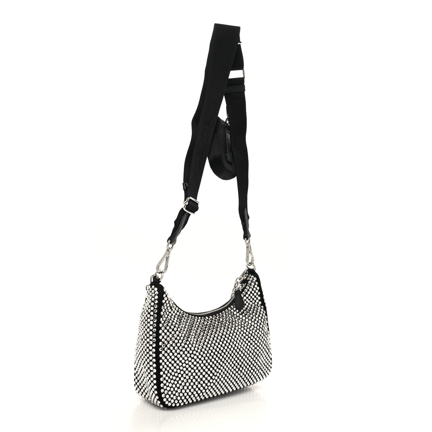 Satin Crystal Re-Edition 2005 Shoulder Bag Cristal