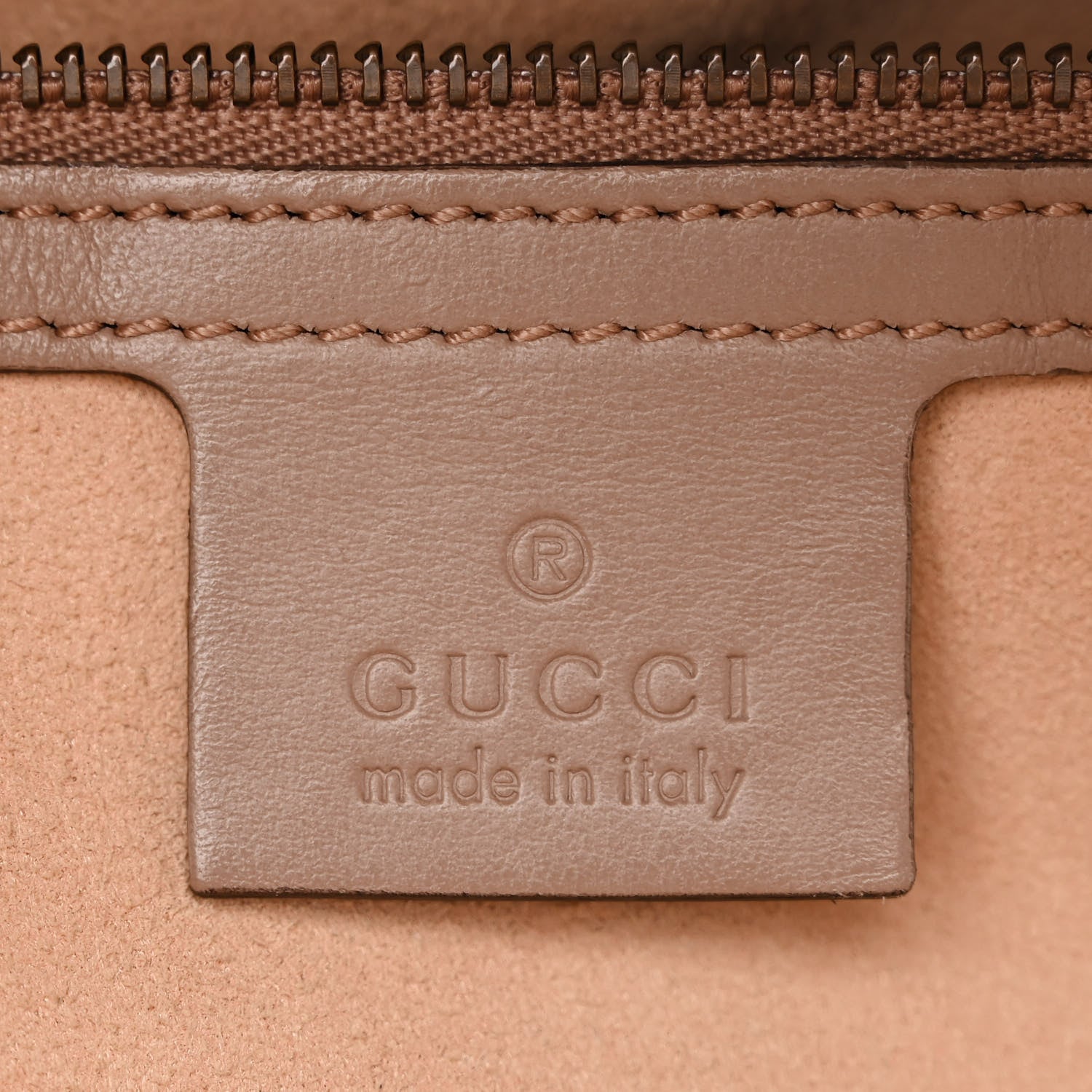 Gucci Calfskin Matelasse Sylvie Web Small GG Marmont Top Handle Shoulder Bag Porcelain Rose 6 of 11