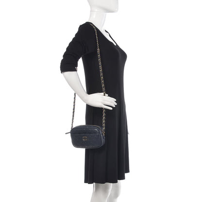 Chanel Caviar Quilted Camera Case Navy 2 of 8
