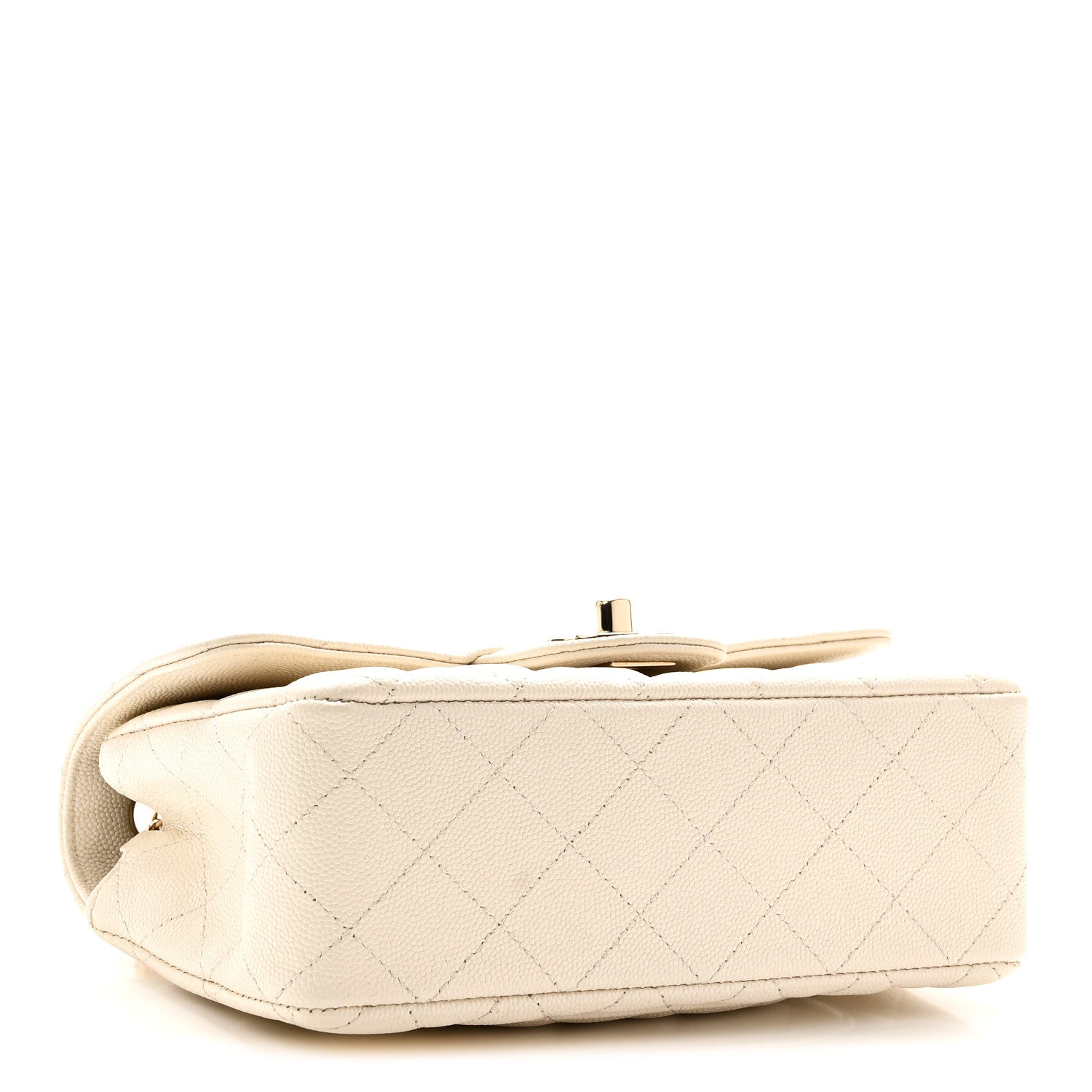 Chanel Caviar Quilted Mini Rectangular Flap White 4 of 11