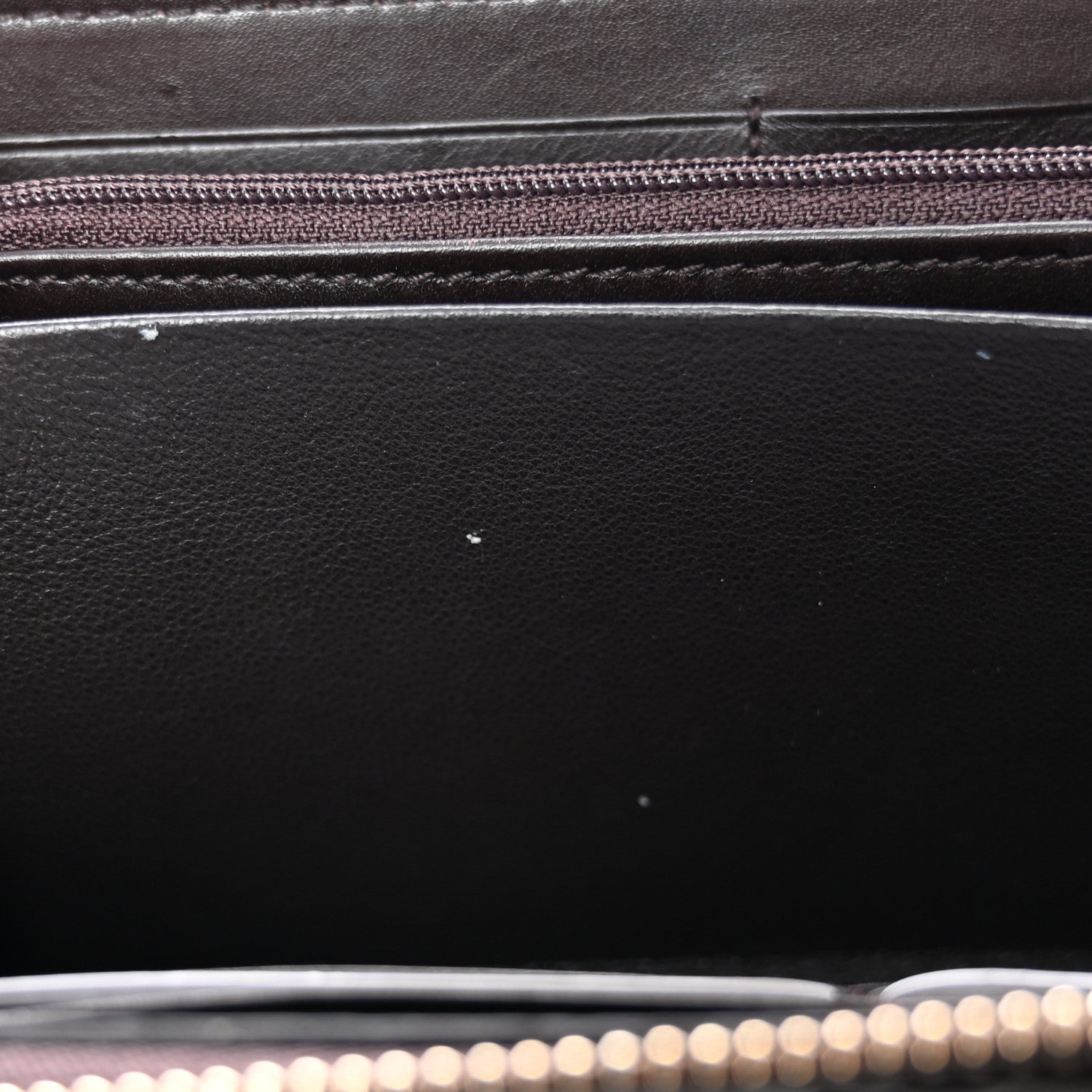 Gucci Guccissima GG Pierce Zip Around Wallet Dark Brown 10 of 13