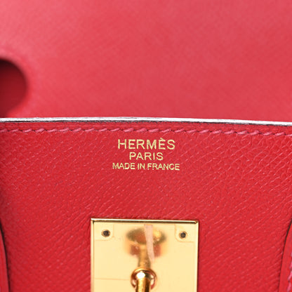 Hermes Epsom Birkin 30 Rouge Casaque 20 of 40