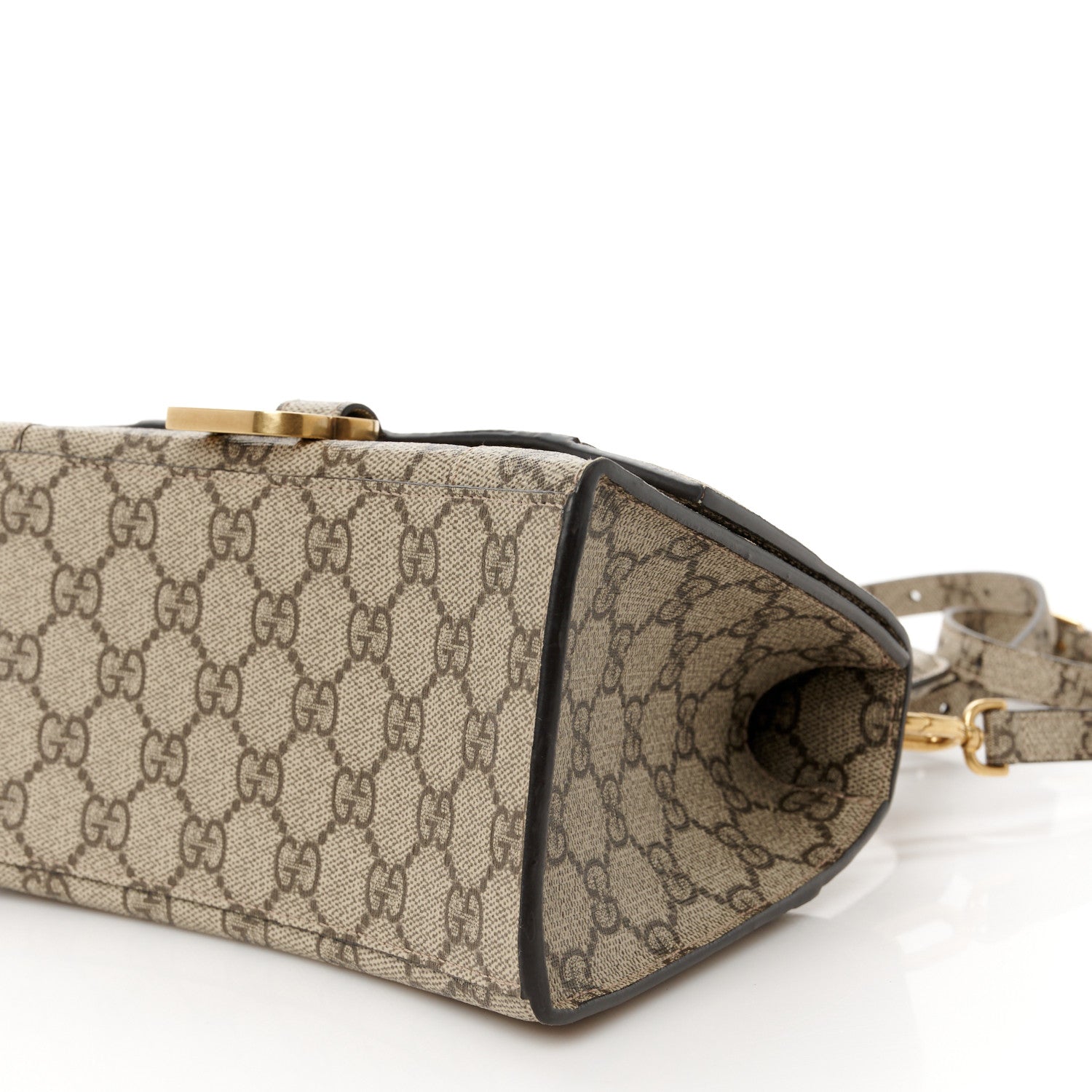 Balenciaga X GUCCI GG Supreme Monogram Small Hourglass Top Handle Bag Beige Ebony 12 of 12