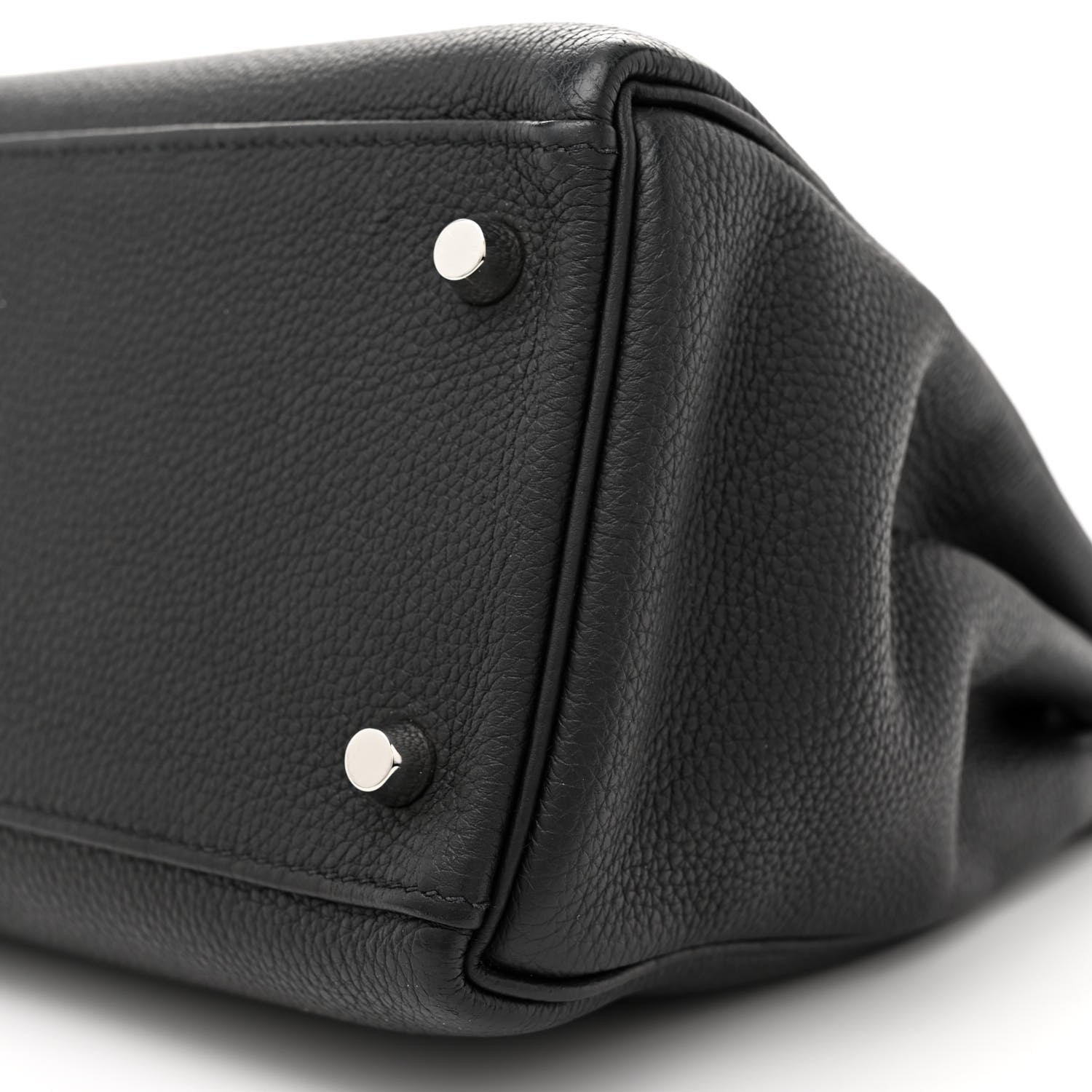 Hermes Togo Matte Alligator Kelly Retourne Touch 28 Black 10 of 13