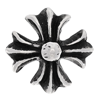 Chrome Hearts Sterling Silver CH Plus Single Stud Earring 1 of 4