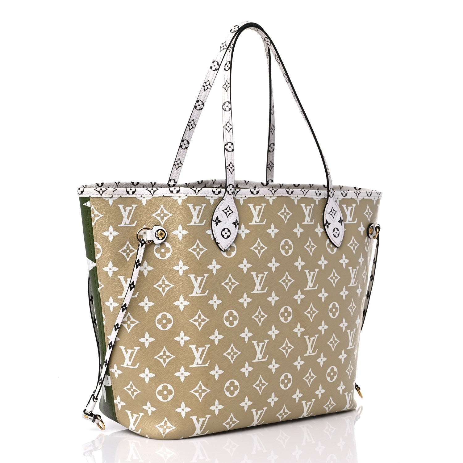 Louis Vuitton Monogram Giant Neverfull MM Kaki 4 of 17