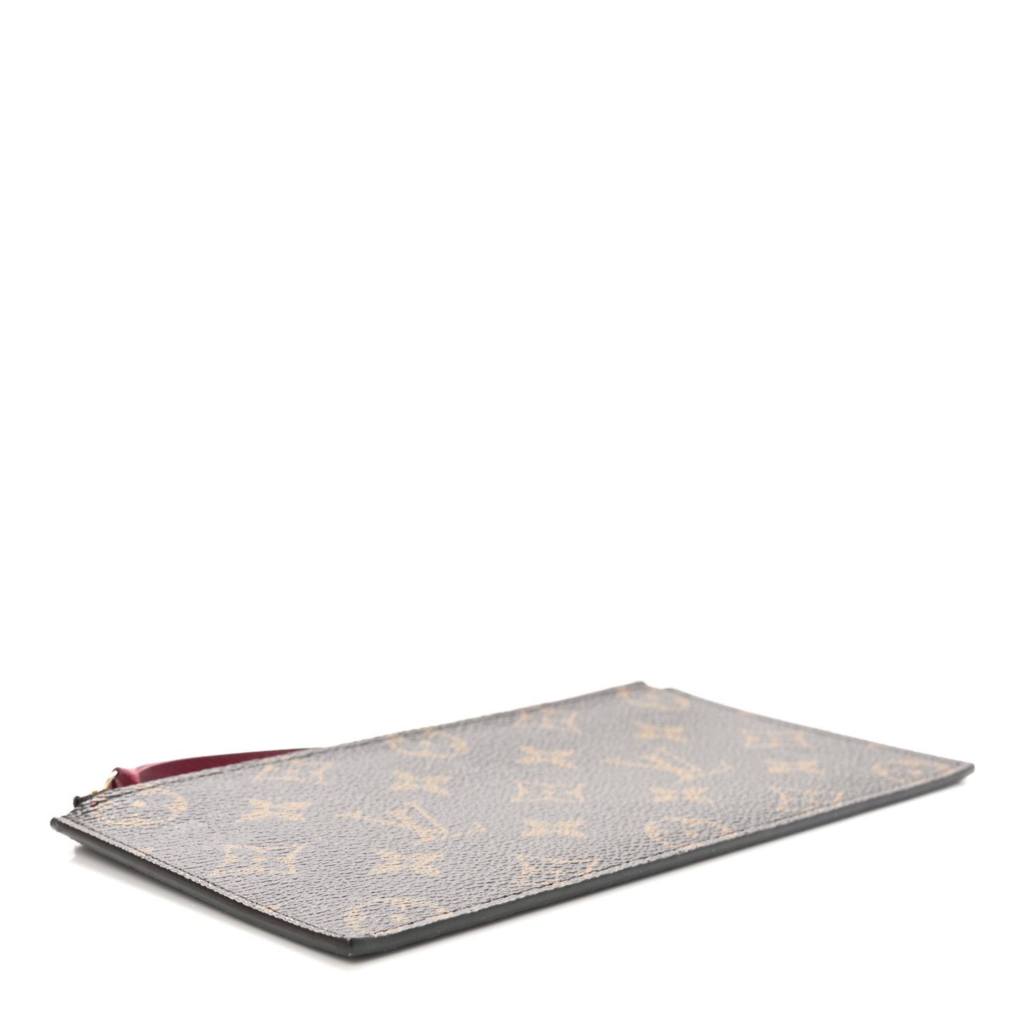 Monogram Felicie Chain Wallet Zippered Insert Fuchsia
