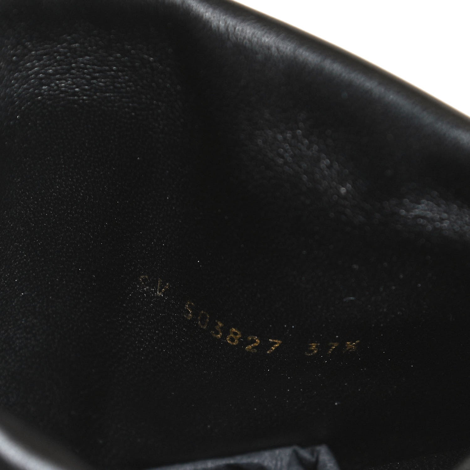 Saint Laurent Calfskin Suede Tanger Tassel Boot 37.5 Black 11 of 13