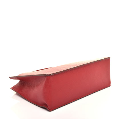 Hermes Togo White Bus 40 Rouge Casaque 4 of 9