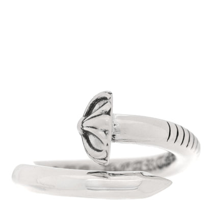 Chrome Hearts Sterling Silver Cross Ball Nail Ring 49 5 1 of 6