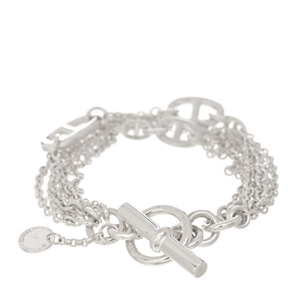 Hermes Sterling Silver GM New Farandole Bracelet ST 2 of 4