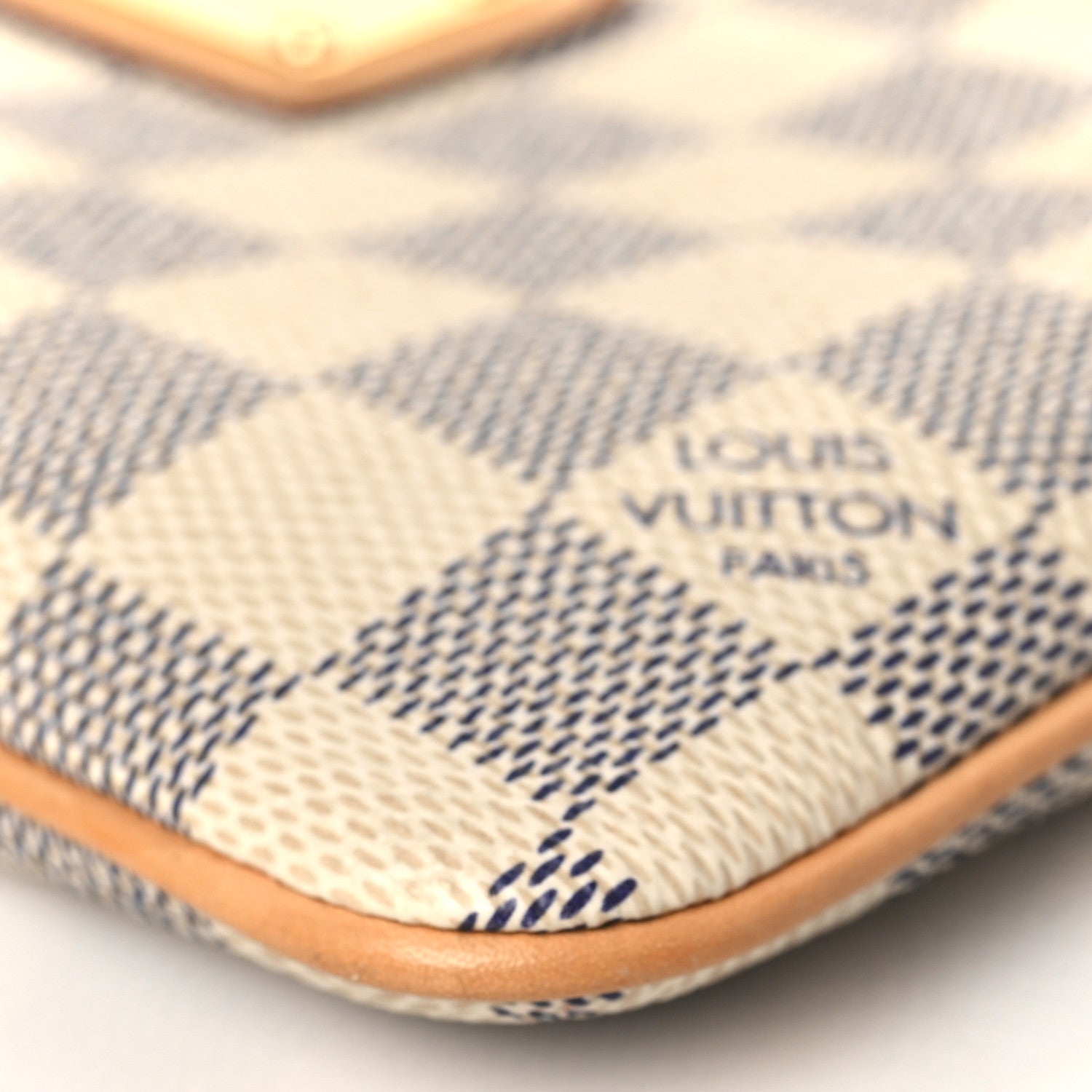 Louis Vuitton Damier Azur Pochette Milla MM 9 of 10