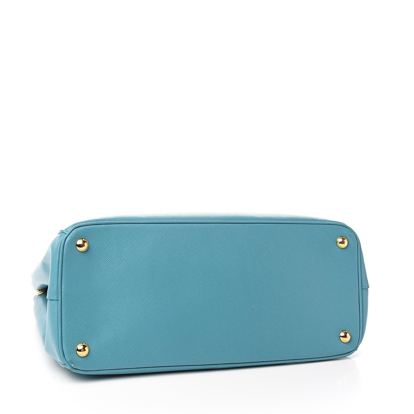 Saffiano Medium Galleria Double Zip Tote Turchese
