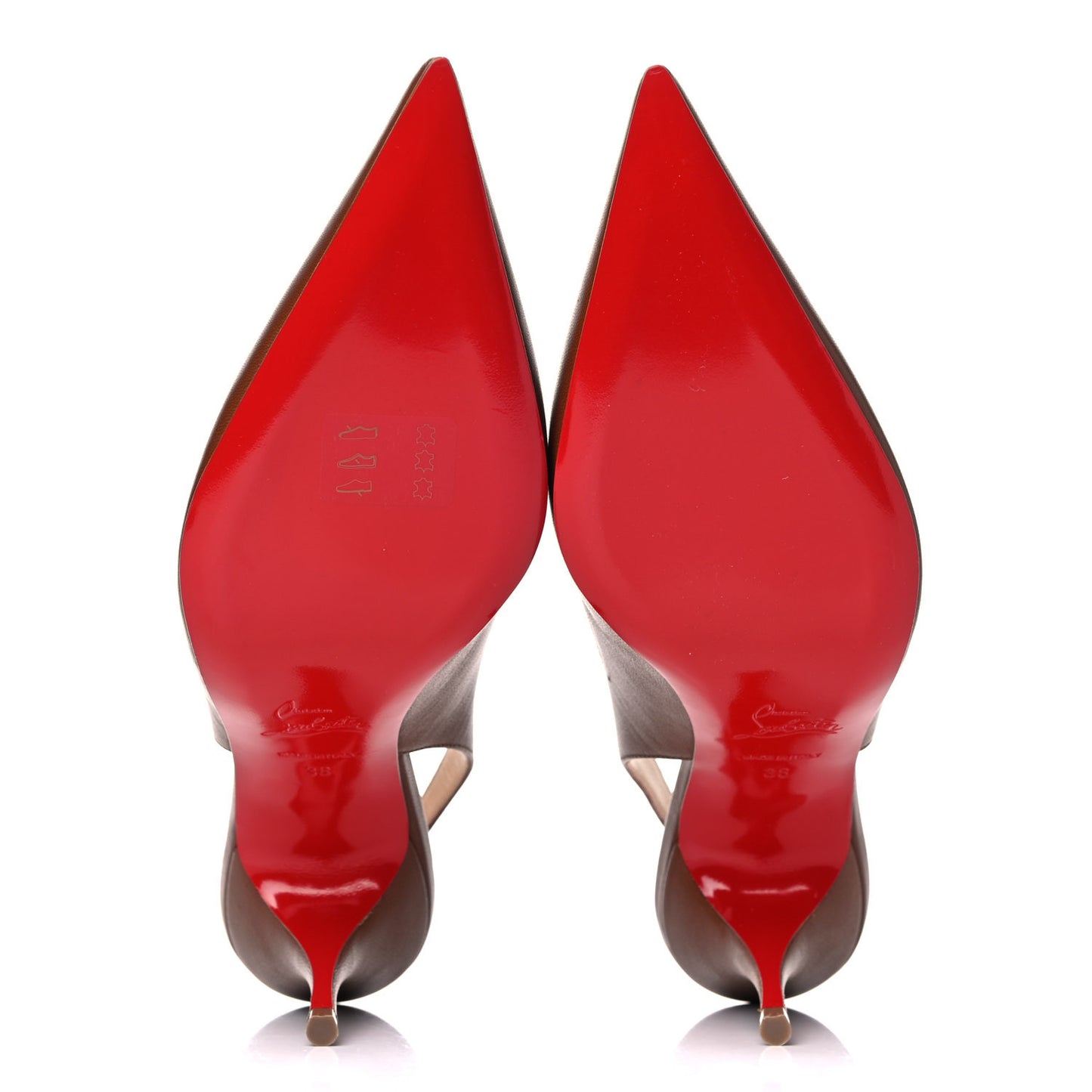 Nappa Clare Sling 80 Pumps 38 Cuoio