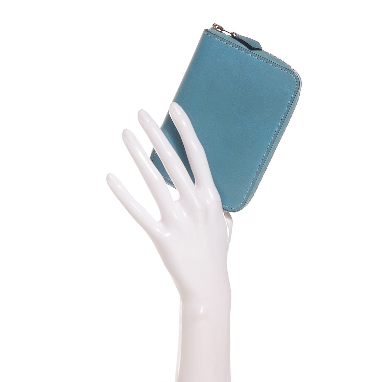 Hermes Tadelakt Compact Azap Wallet Ciel 2 of 11