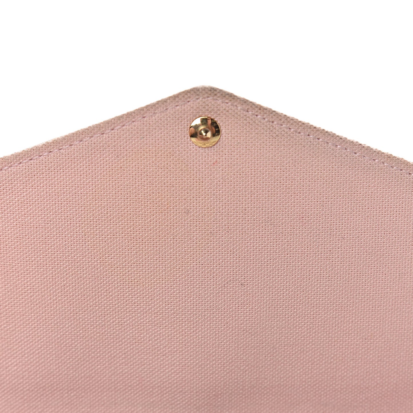 Damier Azur Pochette Felicie Chain Wallet Rose Ballerine