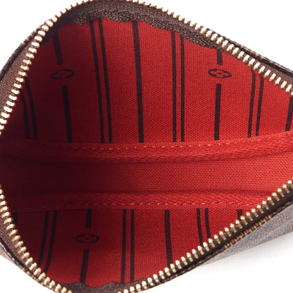 Louis Vuitton Damier Ebene Complice Trunks and Bags Mini Pochette Accessories Red 7 of 8