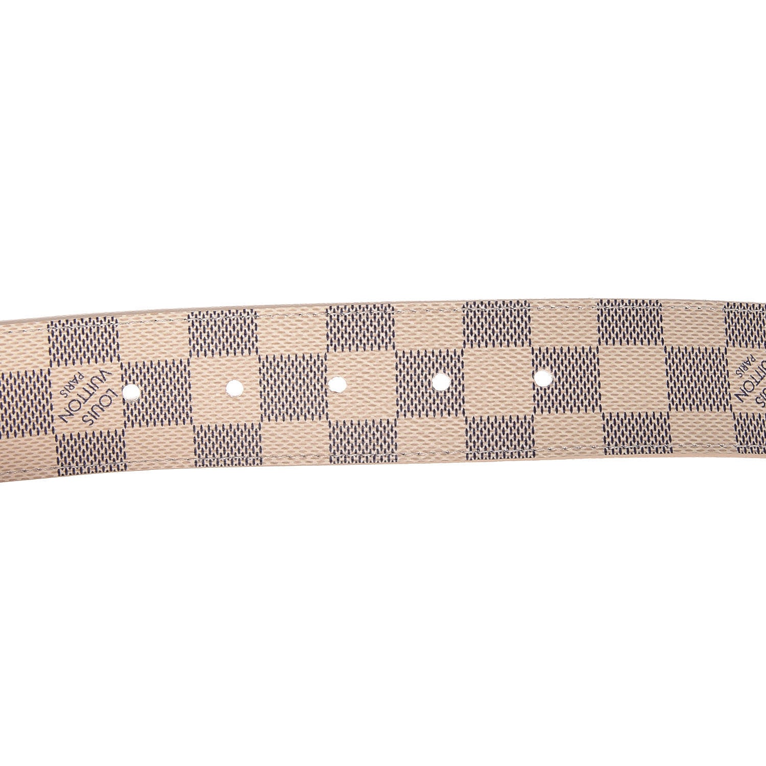 Louis Vuitton Damier Azur LV Initiales Belt 100 40 4 of 8