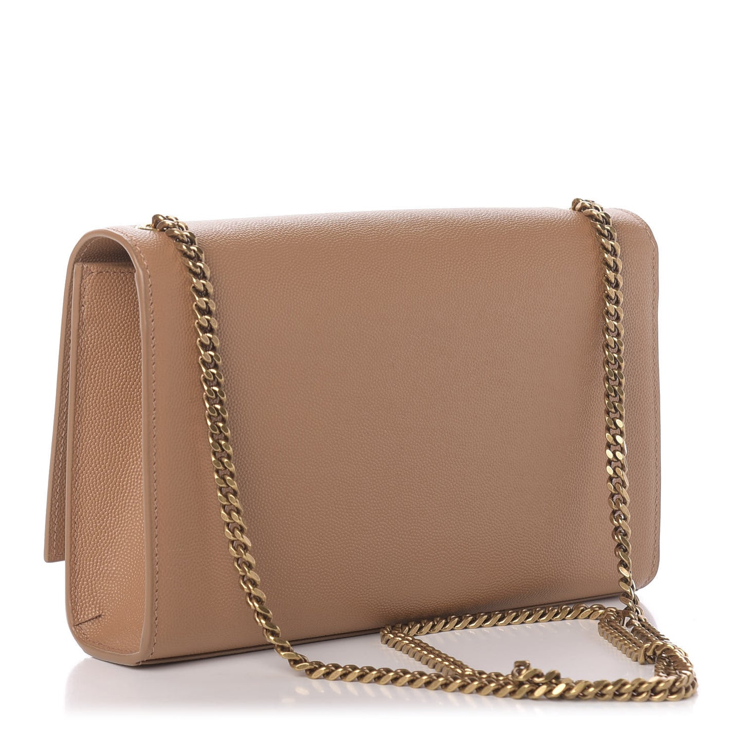 Grain De Poudre Medium Monogram Kate Satchel Dark Beige