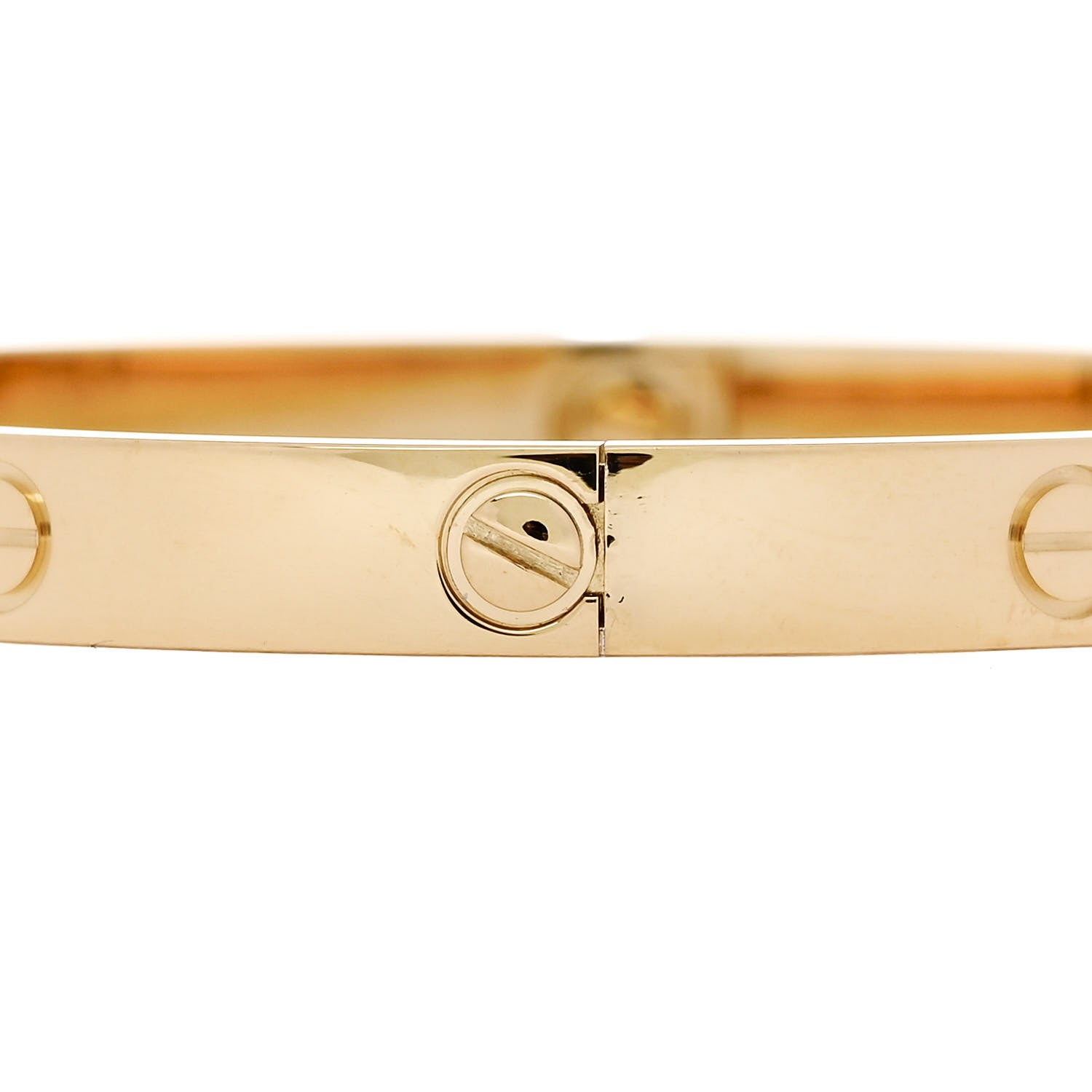 Cartier 18K Yellow Gold LOVE Bracelet 19 5 of 9
