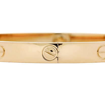 Cartier 18K Yellow Gold LOVE Bracelet 19 5 of 9