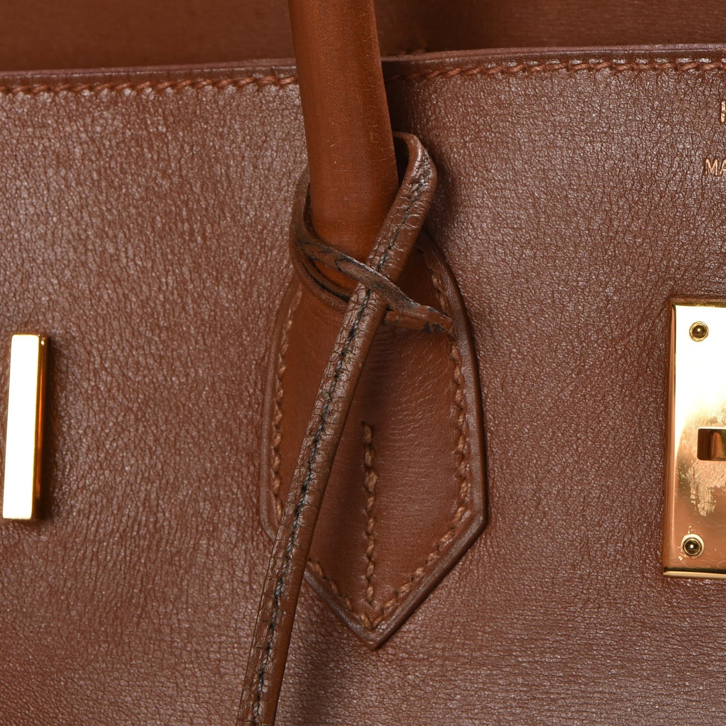 Box Birkin 35 Noisette