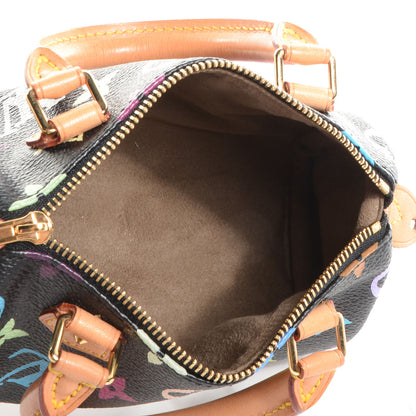 Louis Vuitton Monogram Multicolor Mini Sac HL Speedy Black 5 of 7