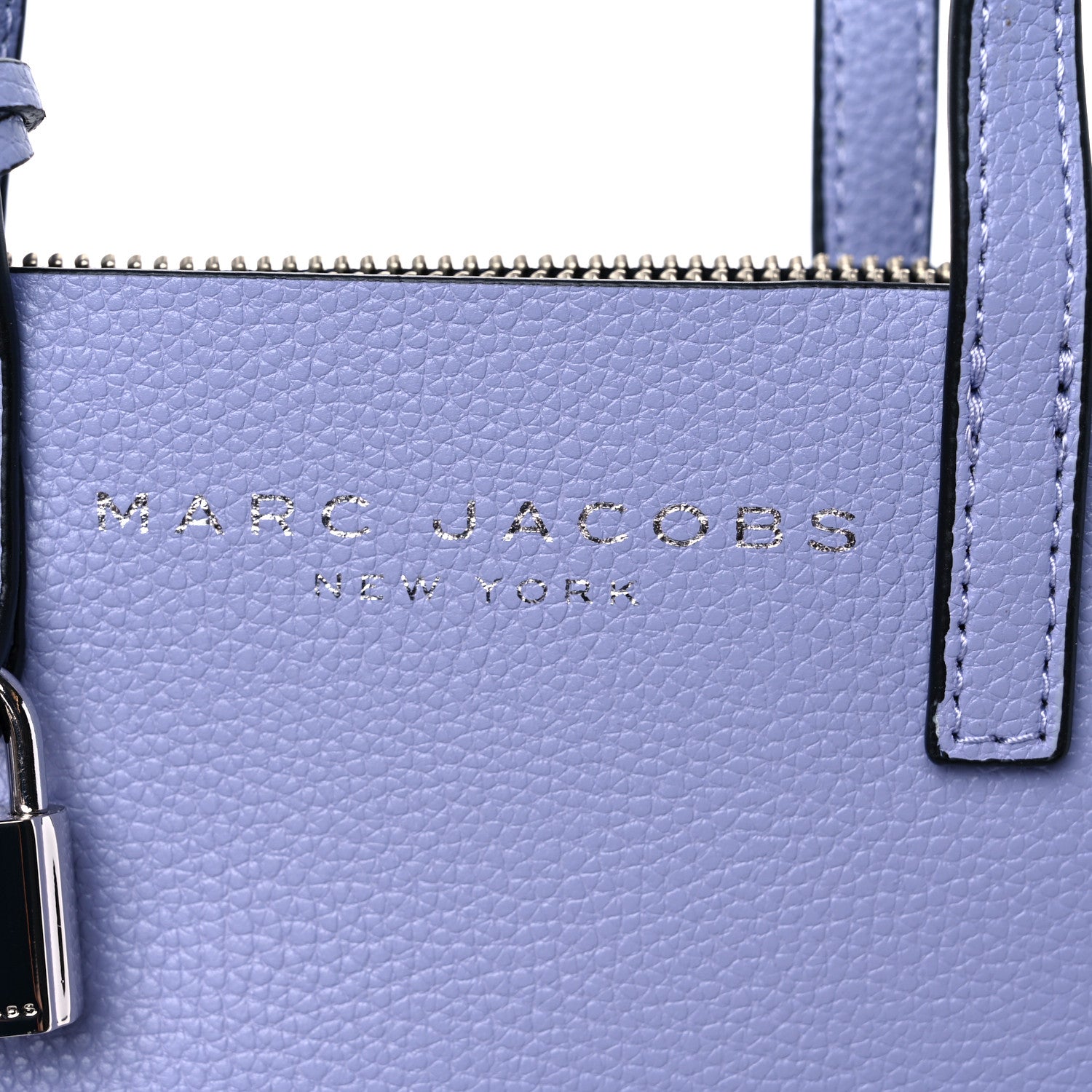 Marc Jacobs Grained Calfskin Mini Grind Tote Purple 6 of 12