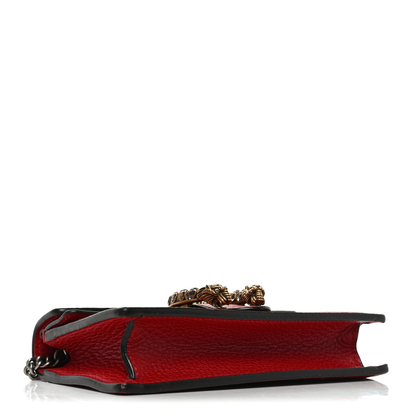 Calfskin Super Mini Dionysus Shoulder Bag Hibiscus Red