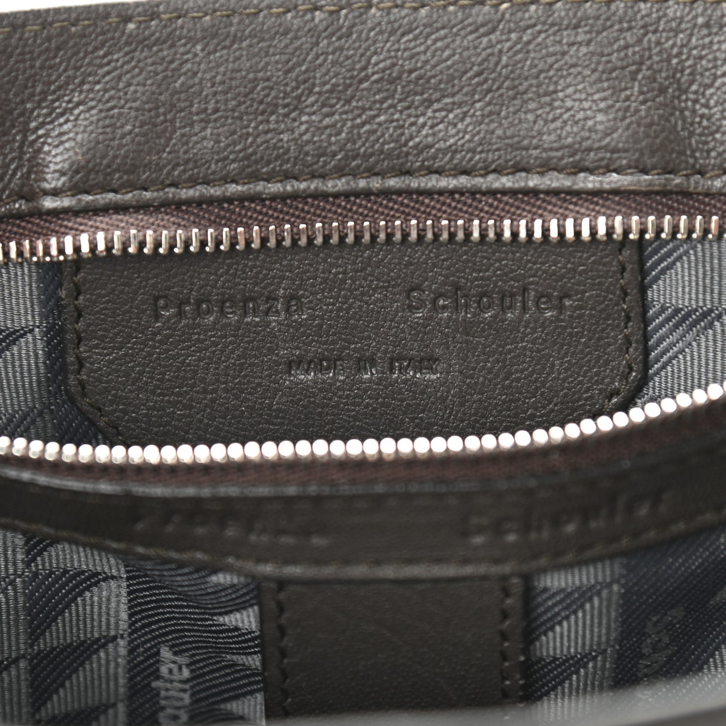 Lambskin Medium PS1 Satchel Dark Chocolate