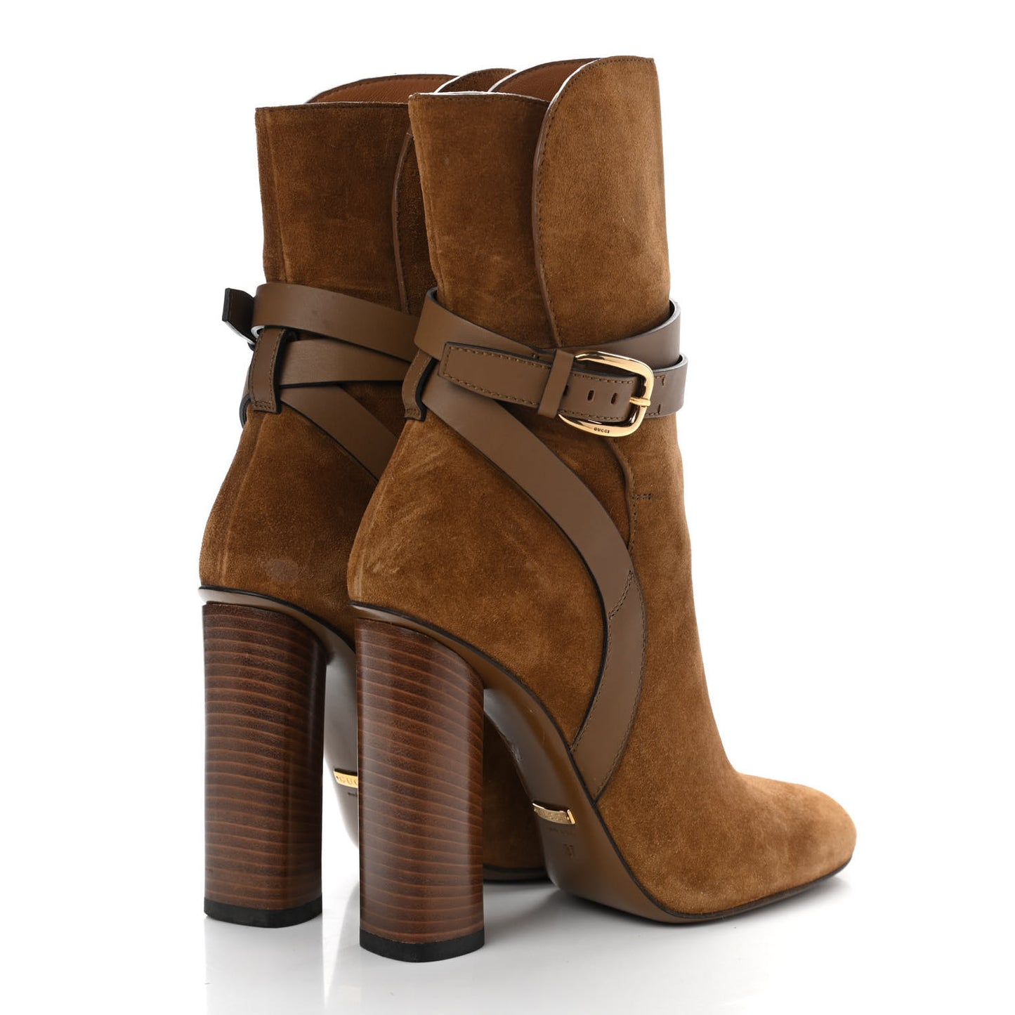 Suede Abigail Ankle Boots 37 New Marron