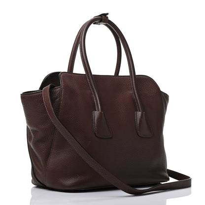 Prada Vitello Daino Shopping Tote Bruciato 2 of 11
