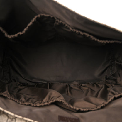 Gucci GG Plus Monogram Messenger Diaper Bag Dark Brown 6 of 10