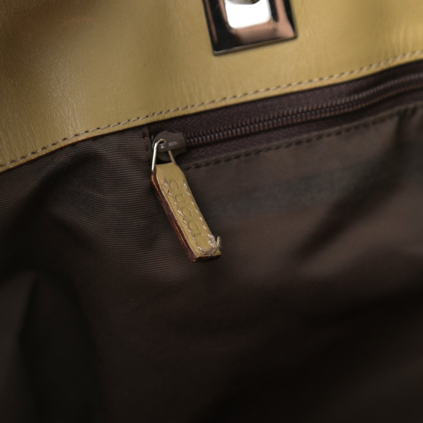 Monogram Bucket Tote Brown
