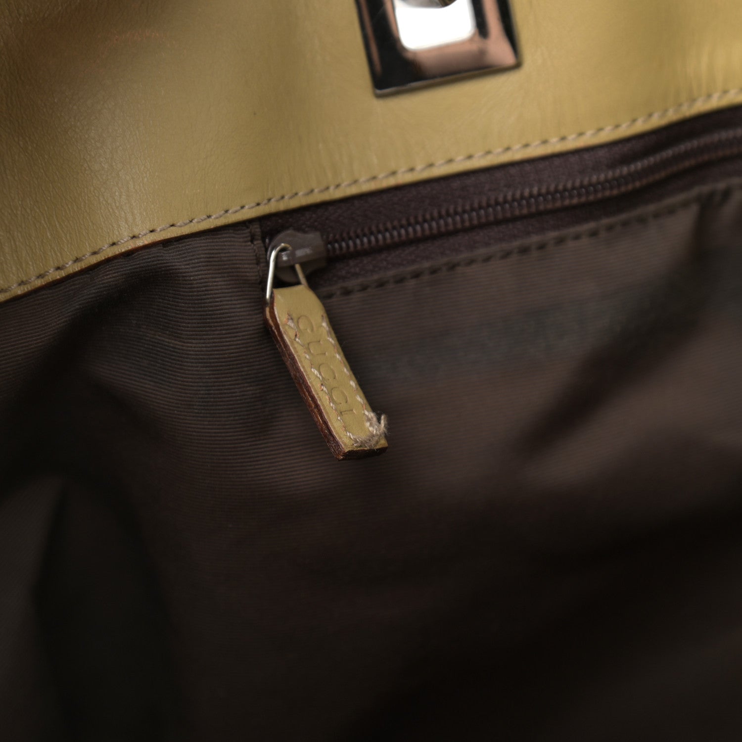Gucci Monogram Bucket Tote Brown 8 of 12