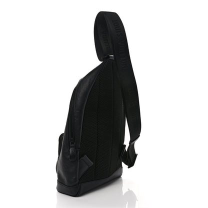 Louis Vuitton Monogram Shadow Racer Slingbag Black 3 of 8